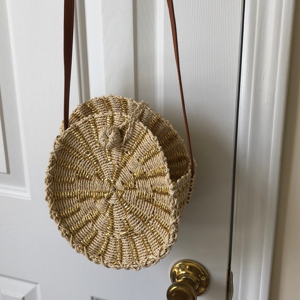 Straw bag